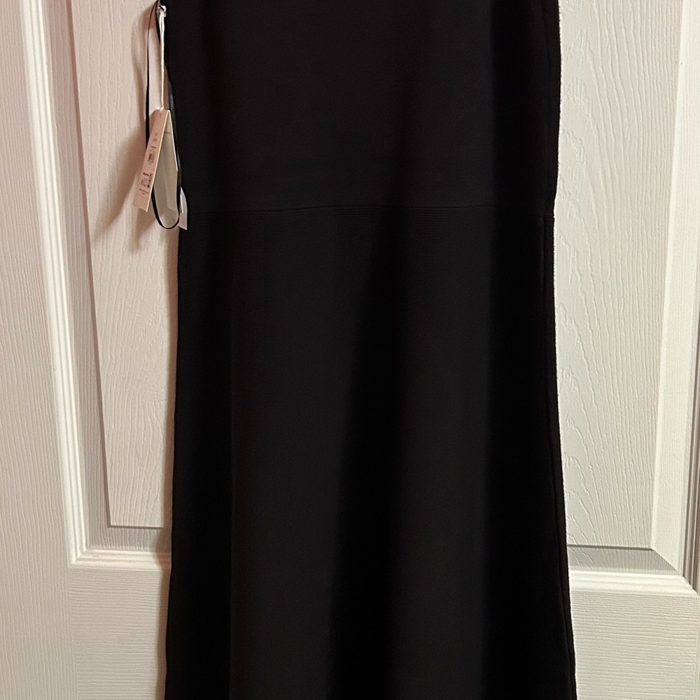 Free Assembly Elegant Black Sleeveless Dress with Floral Accents - Picture 7 of 15